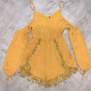 Zaful Beach Boho Cover up Romper 2/$25